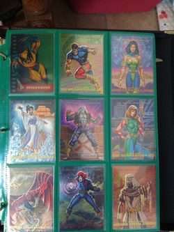 1993 Marvel Masterpieces Dyna-Etch Set