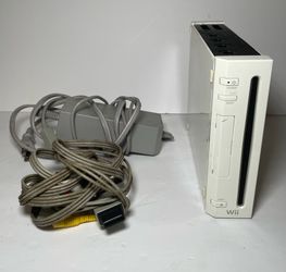 White Wii console only tested works