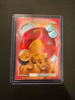 2026 Topps Chrome Disney Simba Red /5