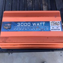 Tiger claw 3000 watt power inverter