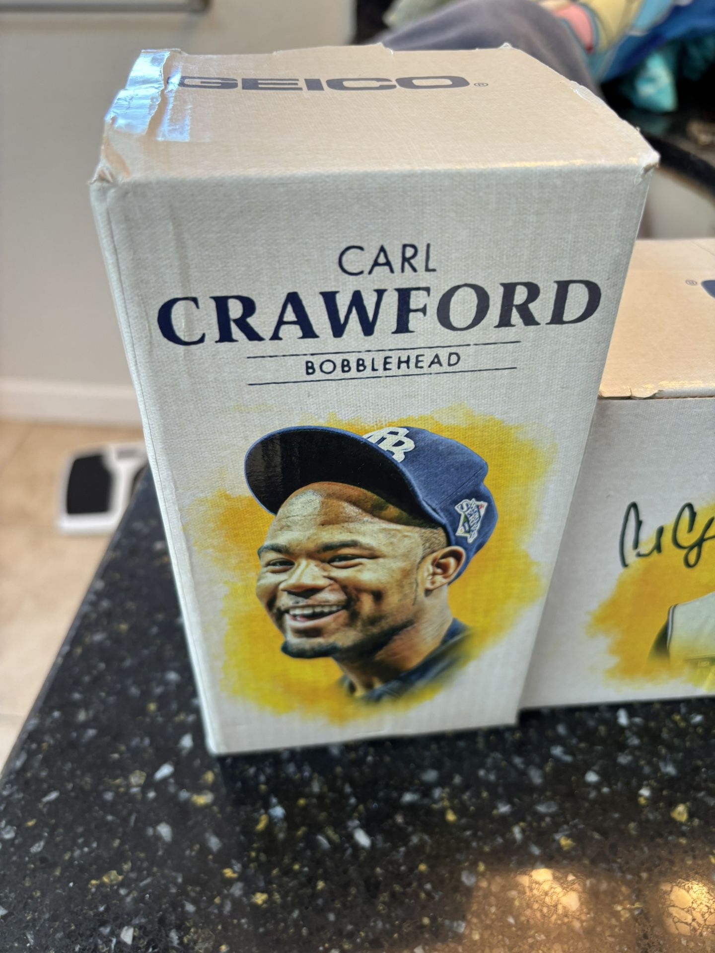 Carl Crawford 2 Lot Bobble head