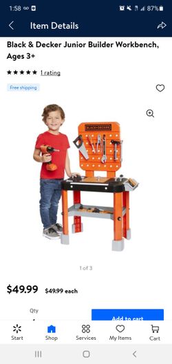 Black+Decker Junior Builder Workbench