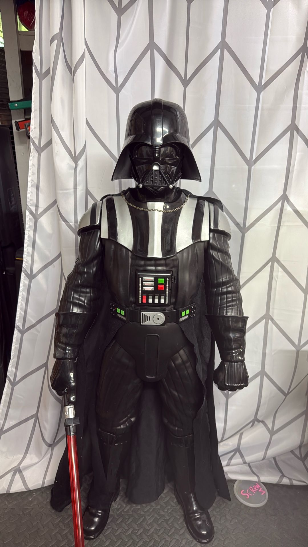 48 Inch Tall Darth Vader with Motion Activated