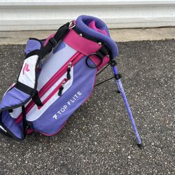 Top Flite 27” Junior Girls 4-Way Golf Stand Bag for Kids Ages 5-8