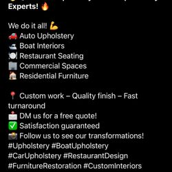 Upholstery 