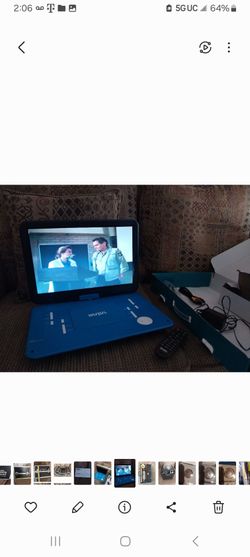 13" SCREEN PORTABLE DVD PLAYER (NEW)