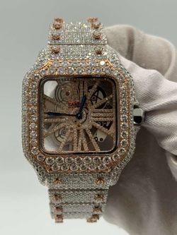 Reloj moissanite lujo Crtier