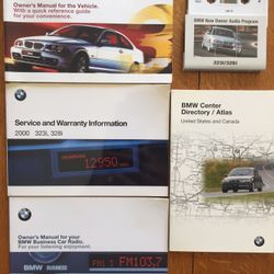 2000 BMW 323i, 328i owners manual