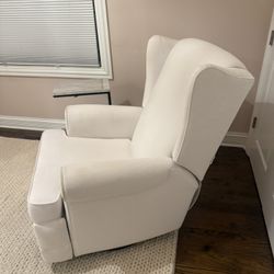 Pottery Barn Wingback Swivel Glider Recliner 