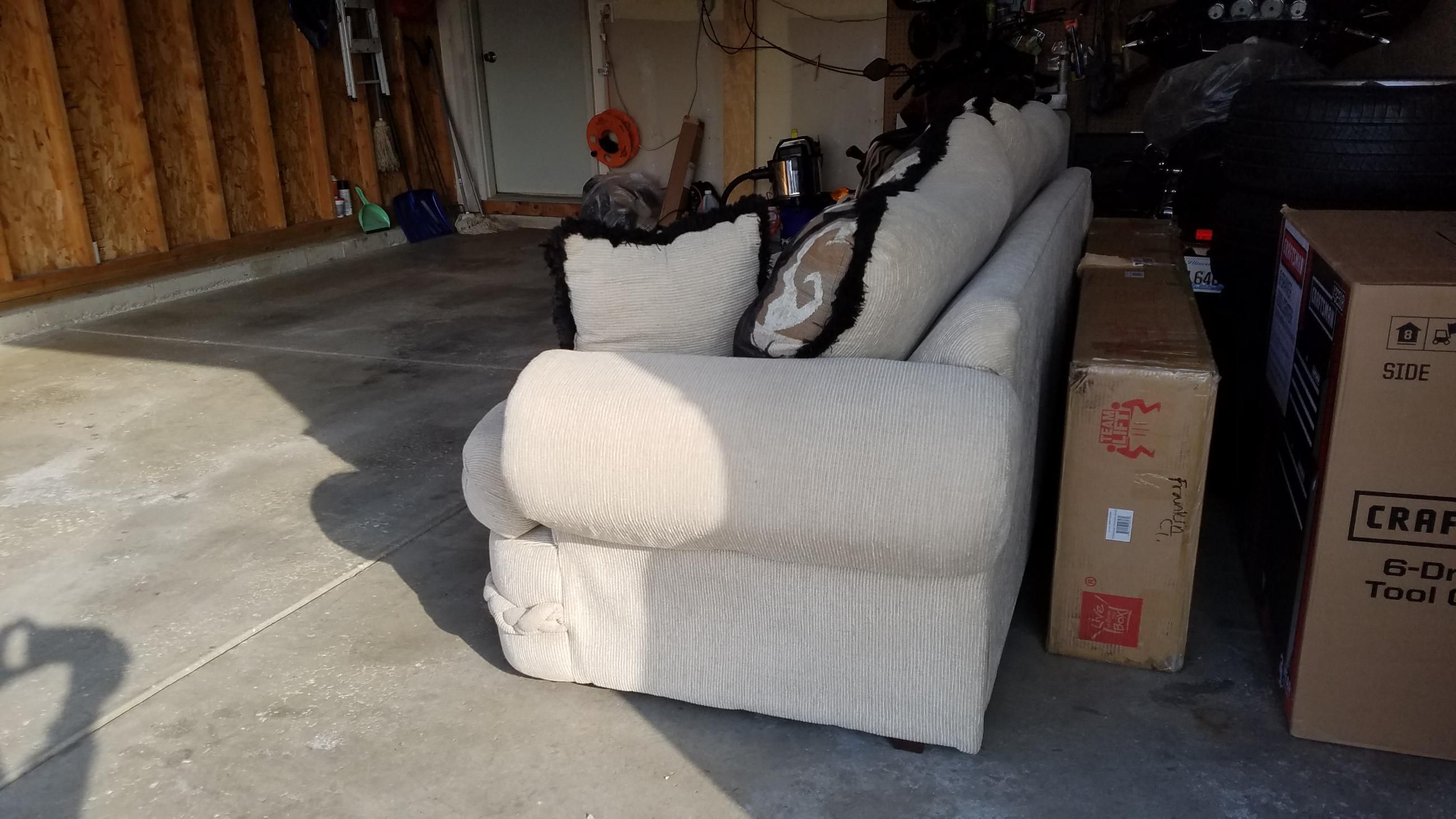 Sofa & Loveseat 3 end tables, Offers?