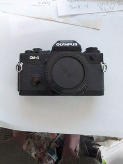 Olympus OM-4 Body Black, OM Winder 2, Recordata Back 4
