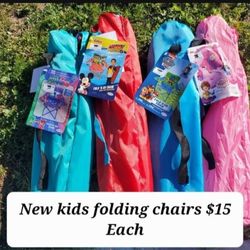 New Disney Kids Folding Chairs