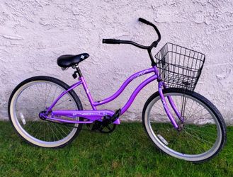 Women's micargi 26" Beach Cruiser bike bicicleta basket