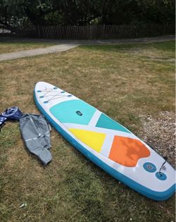 Inflatable Paddleboard, paddle board, carry bags paddle and manual pump
