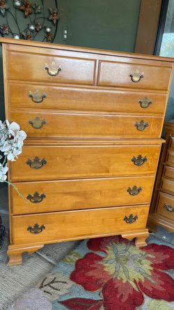 Gorgeous Walnut Solid Wood Tall Chest