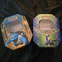 Pokemon Cards and Tins