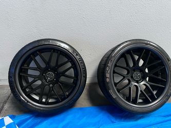 Matte Black Wheels with Michelin Tires