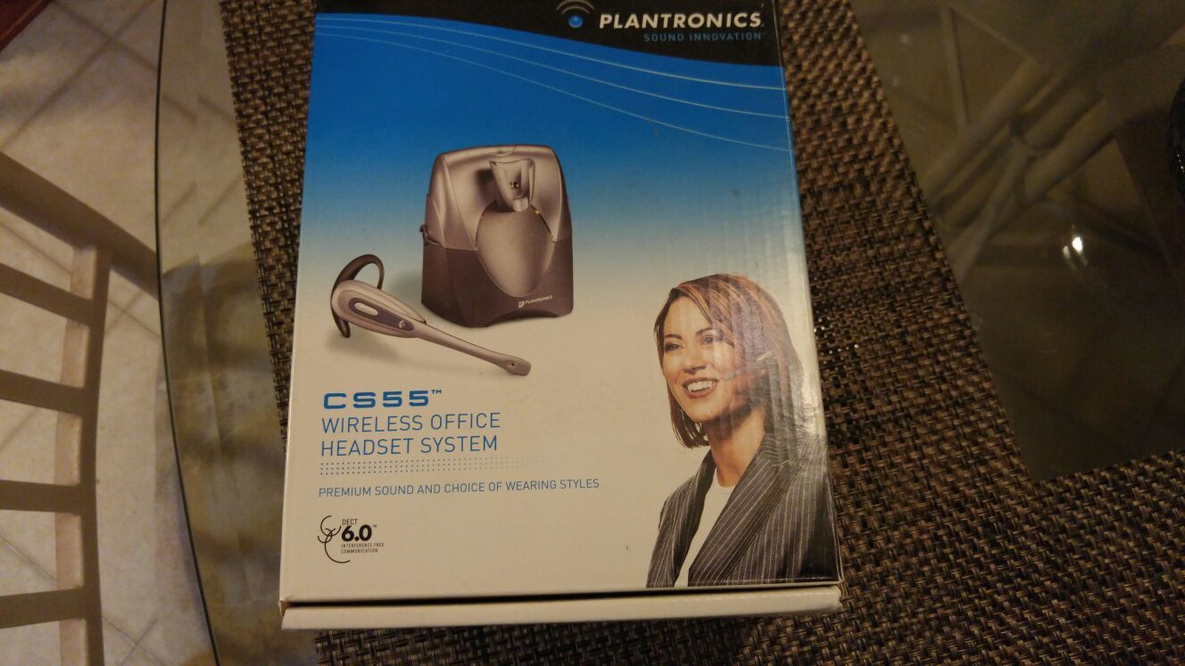 Plantronics CS55 wireless headset system-new,never opened