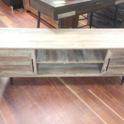 Modern TV Stand Entertainment Center - 59" Rustic

