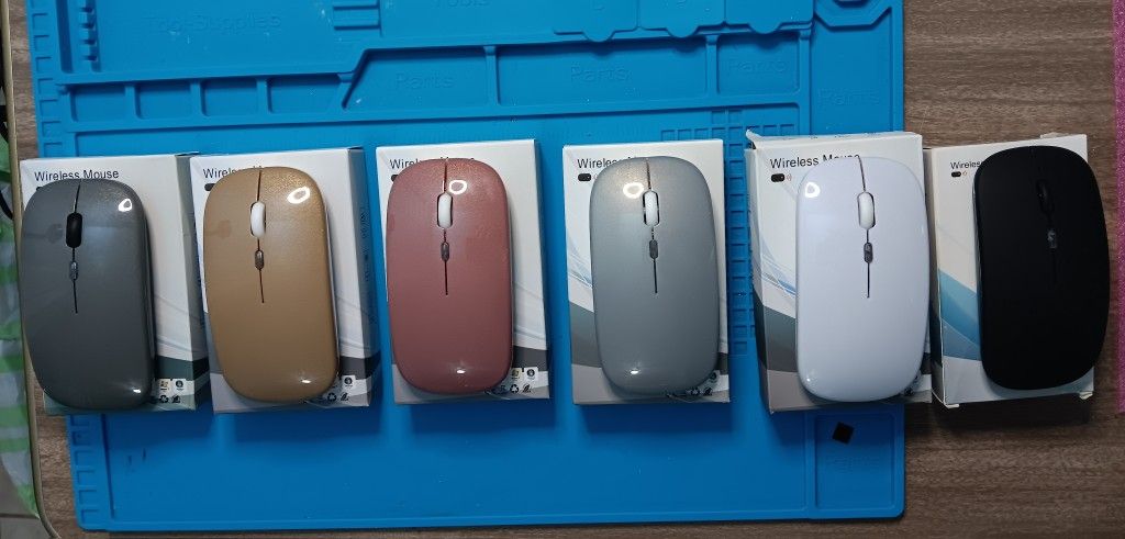 Wireless Optical Mouse USB Rechargeable RGB