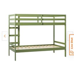 Bunk Bed with 5 inch Mattresses