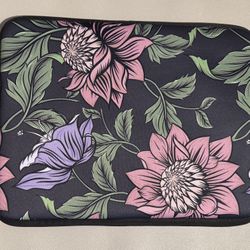 Brand New Floral Fabric Laptop Case