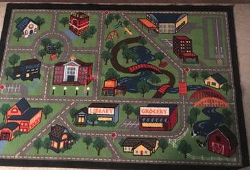 Kids large car play mat