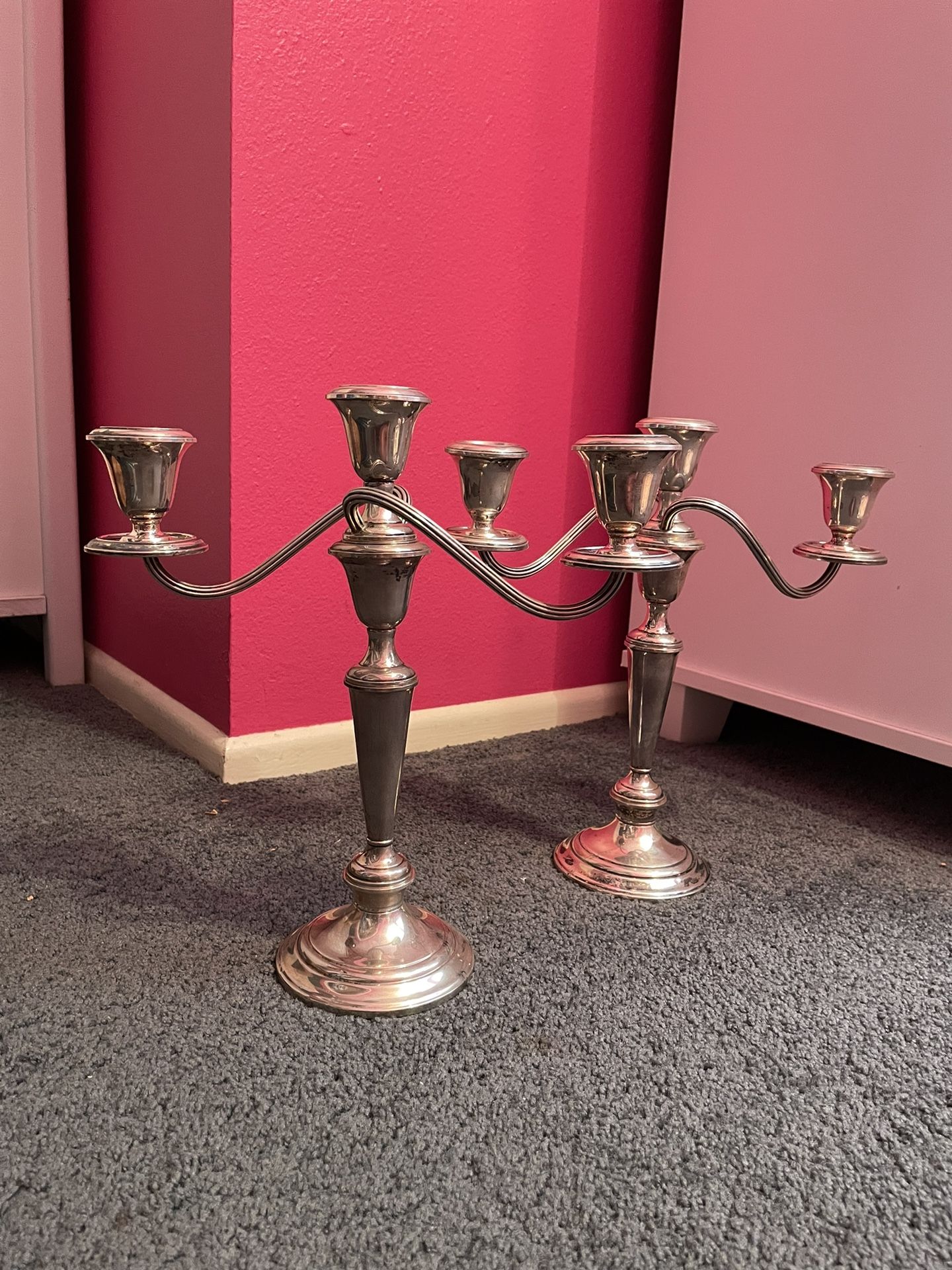 Gorham sterling Candelabras. 