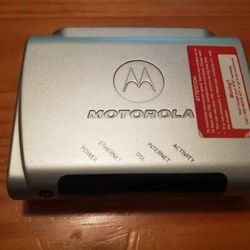 Motorola MSTATEA DSL Ethernet 2210-02-1022 Modem With Power Supply