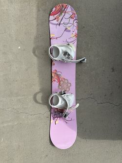 Snowboard, Bindings, Boots/snowboots (grom)