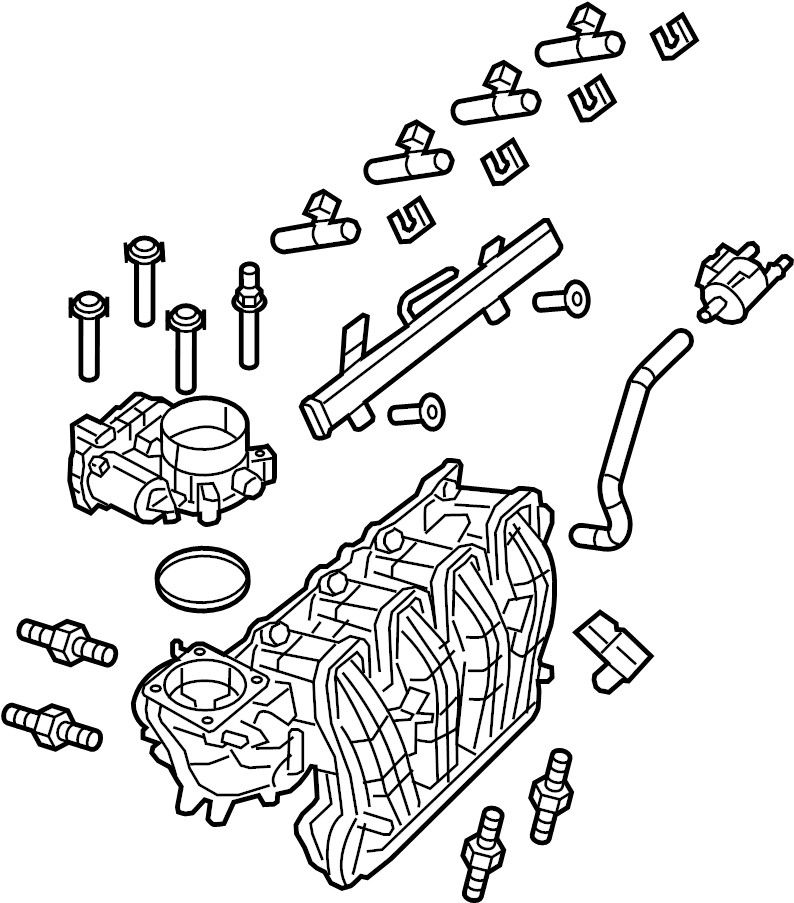 FORD OEM Engine Intake Manifold - 1L1Z9424AA