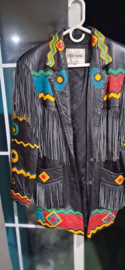 Vintage jeronimo blazer jacket leather