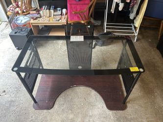 Glass Desk