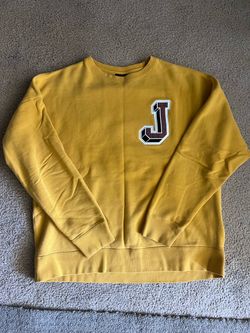 Jordan Jumpman Yellow Crewneck Sweatshirt Mens XL