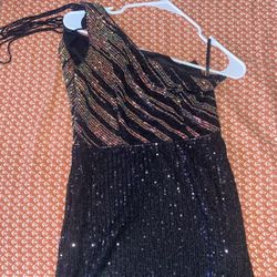 Multicolor Sequin Dress