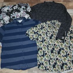 Mens Button Down Shirts Size XL
