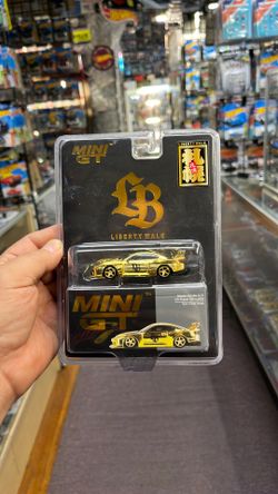 Collectible MiniGT Liberty Walk Gold Nissan Silvia S15 LB Silhouette type gold series
