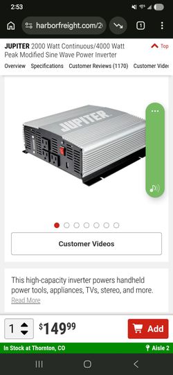 Jupiter 4000 watt power inverter