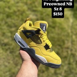 Jordan 4 Lightning Size 8