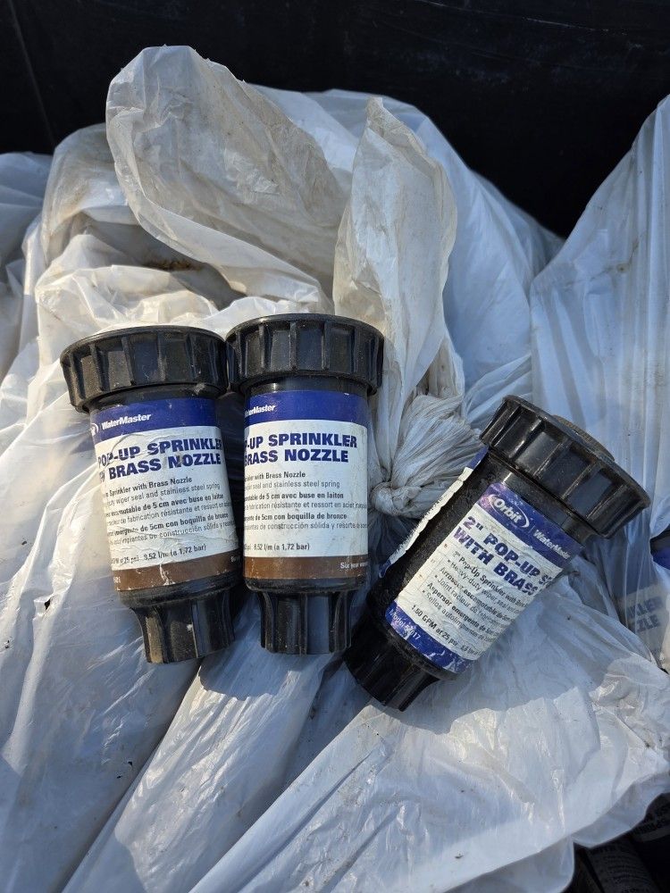 Sorted 1/2 Inch Sprinkler Head Over 200 Pieces.. Selig A Dollar A Piece