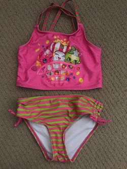 Girls size 5 two piece swim suit