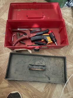 Tool box with some miscellaneous tools