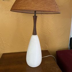 Mid century Modern Vintage Plaster Lamp
