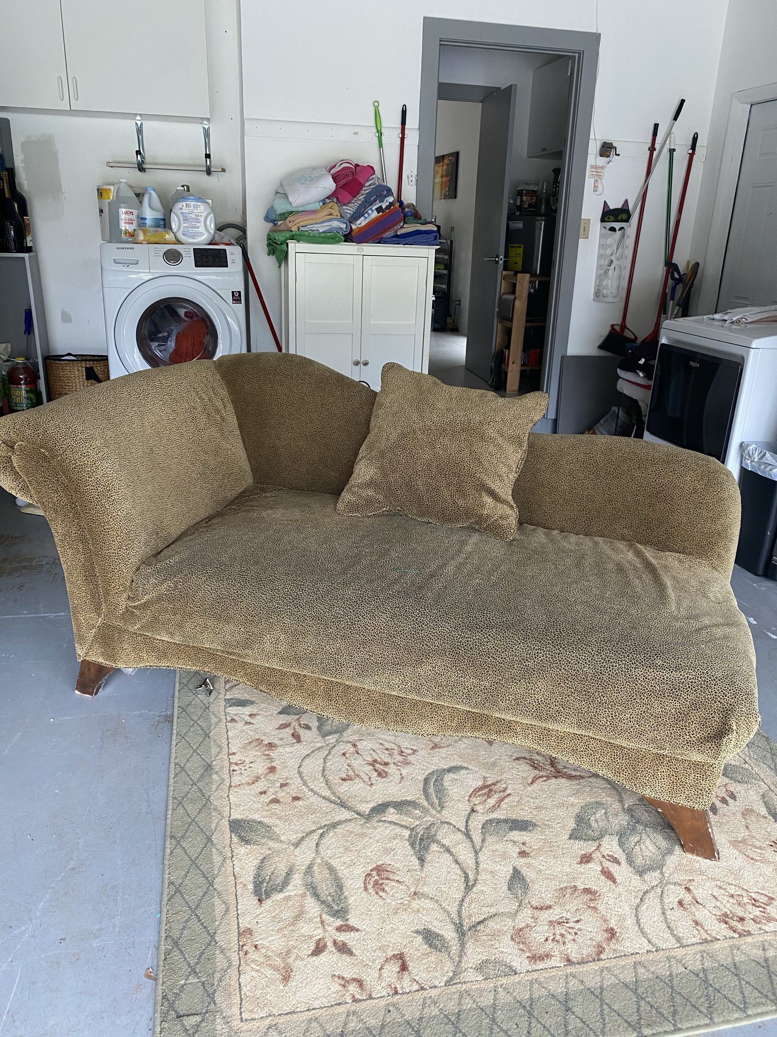 Lounge Couch Chair Cheetah Print
