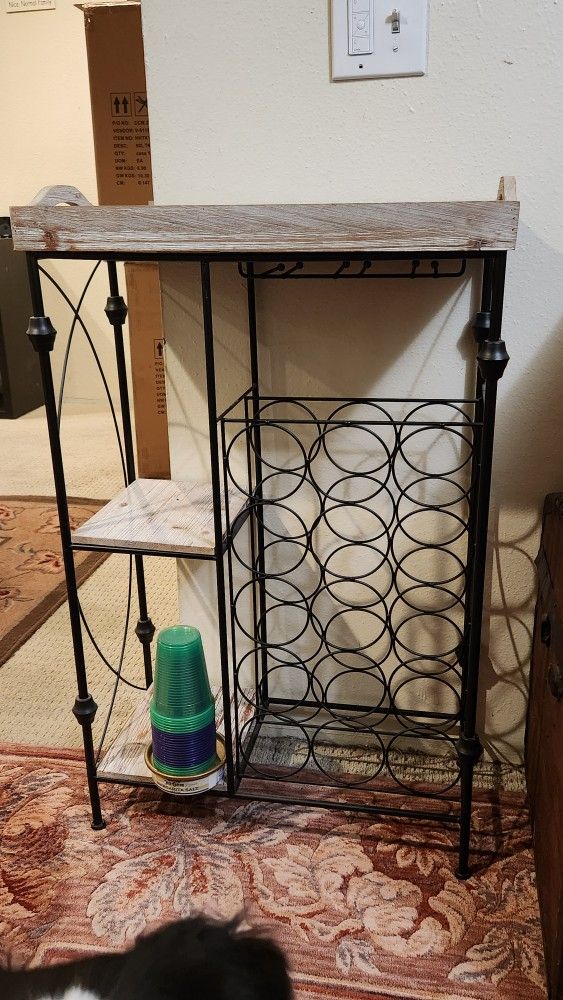 Wine Rack, Bottle Storage, Party Cart
