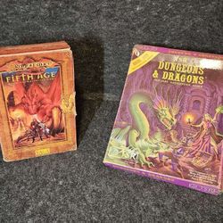 Vintage AD&D 1983 And Dragonlance Fifth Age Sets, Incomplete 