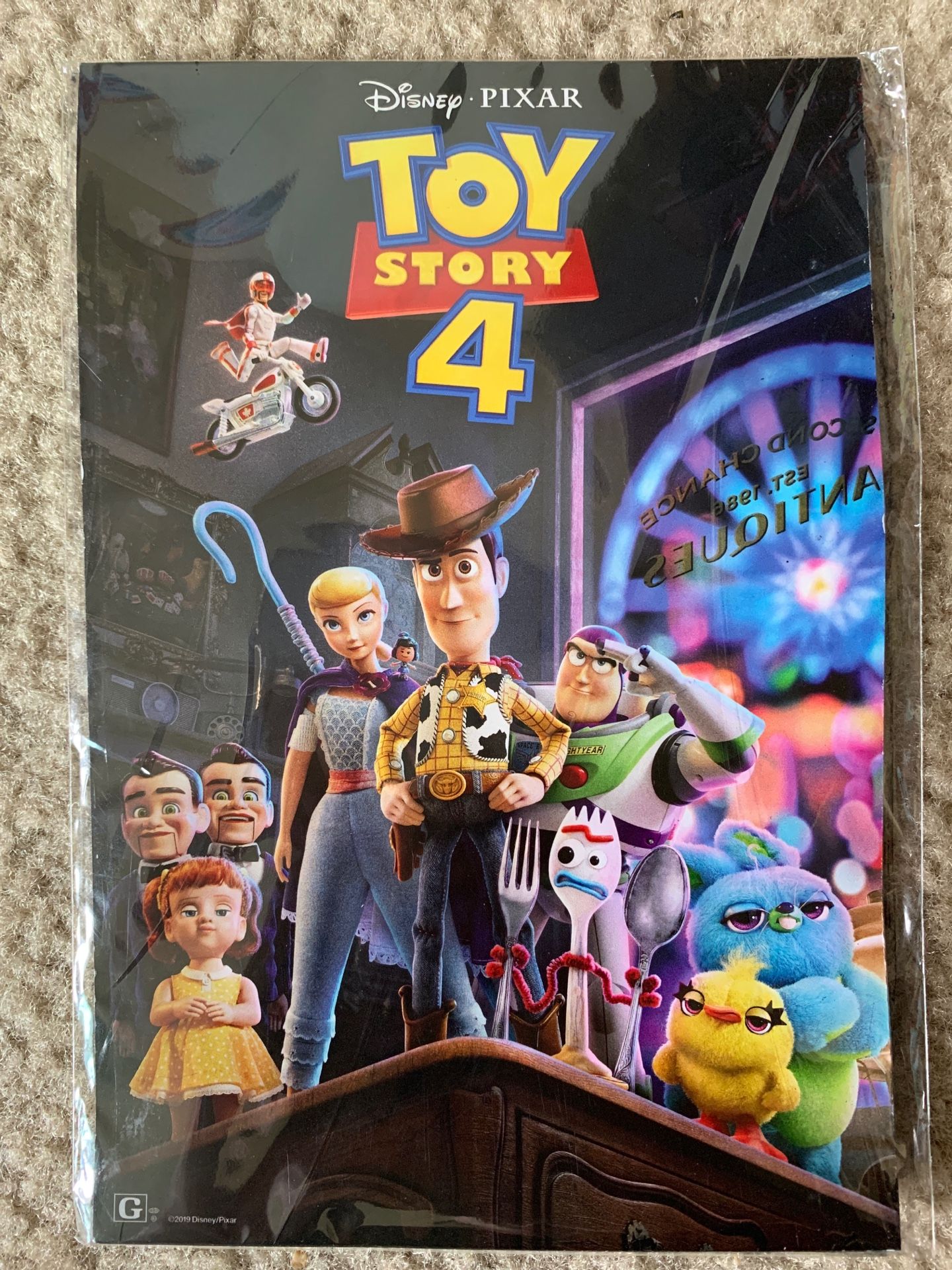 Toy Story 4 fan event cards