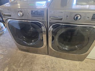 Lg 5.2 front load washer and 9.0 electric set warranty Financing With Snap If You Qualify