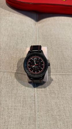 Bass Pro Shops Black Watch with Red Accents