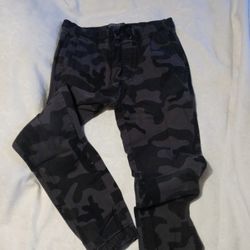 Mens Camo Khaki Joggers